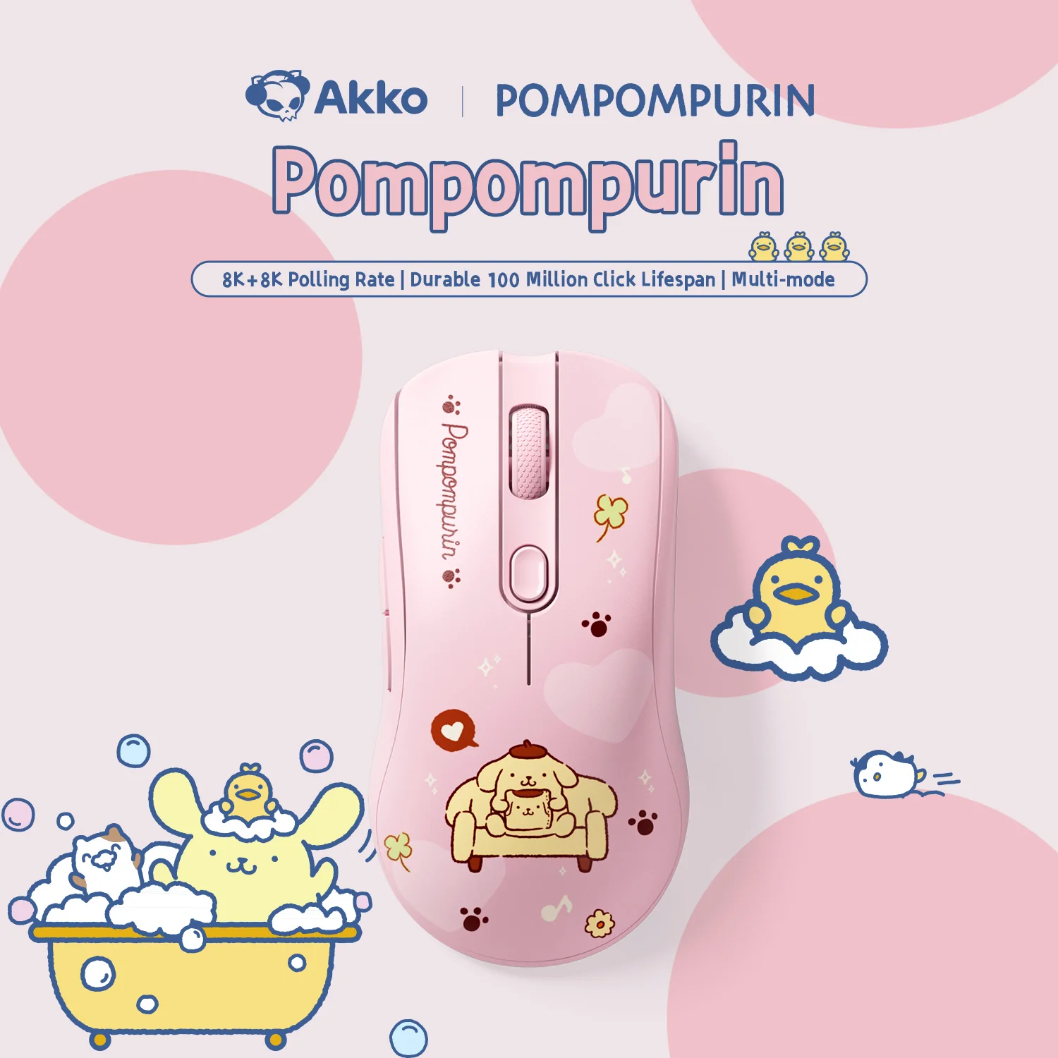 AG ONE 8K Gaming Mouse Pompompurin - Image 8