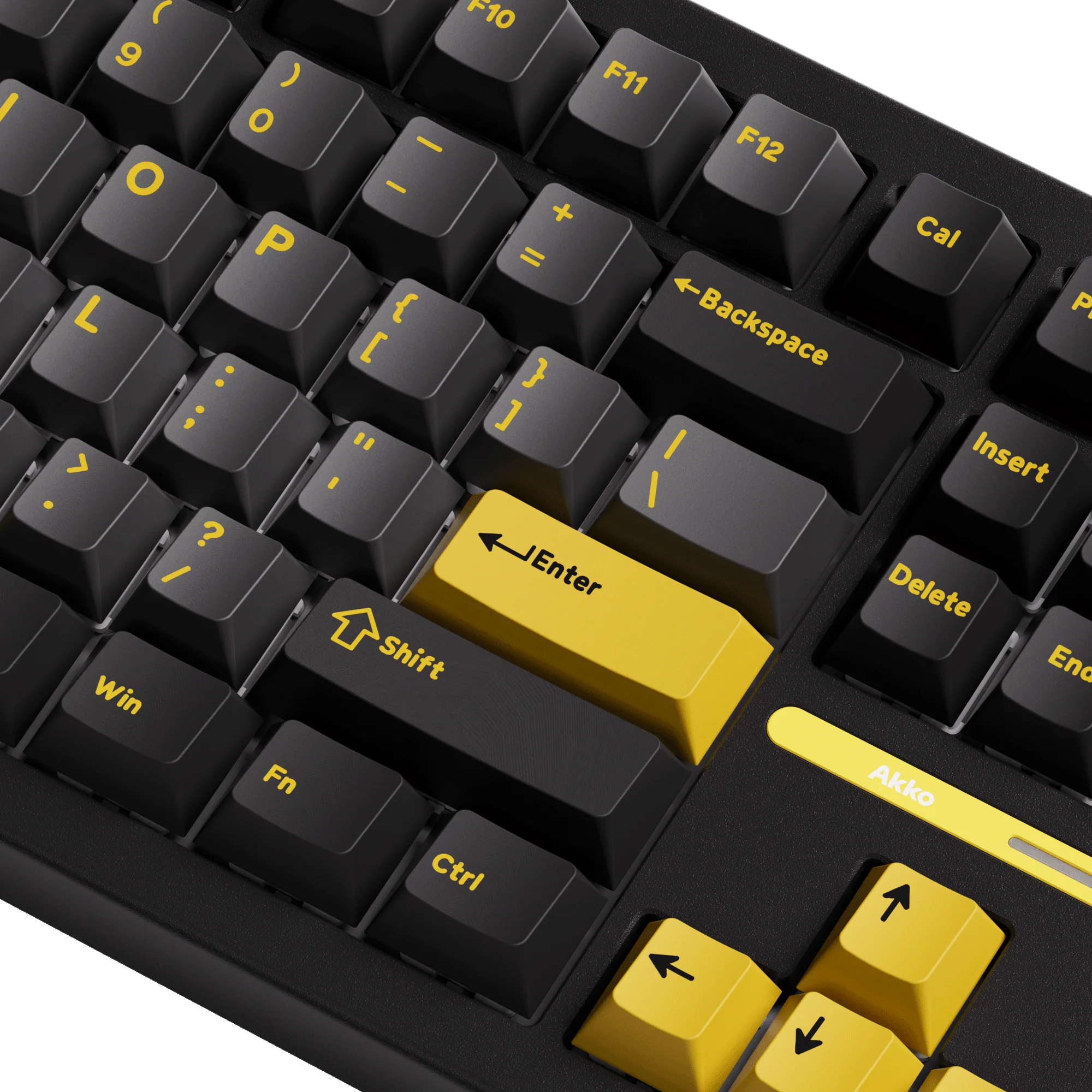 Black & Gold TAC87 Mechanical Keyboard - Image 6