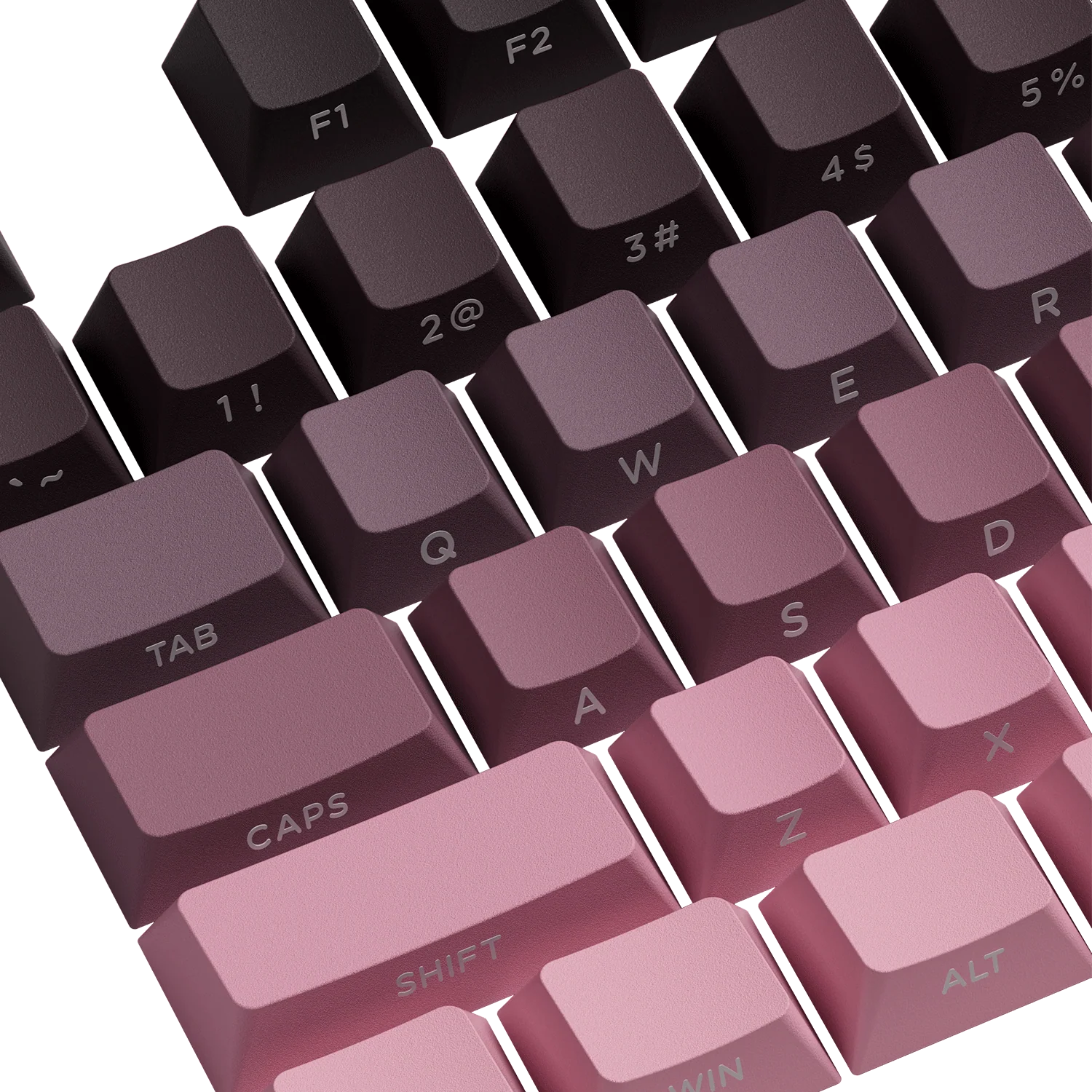 Black & Pink Gradient Tastenkappen Set (135-Tasten) - Image 4