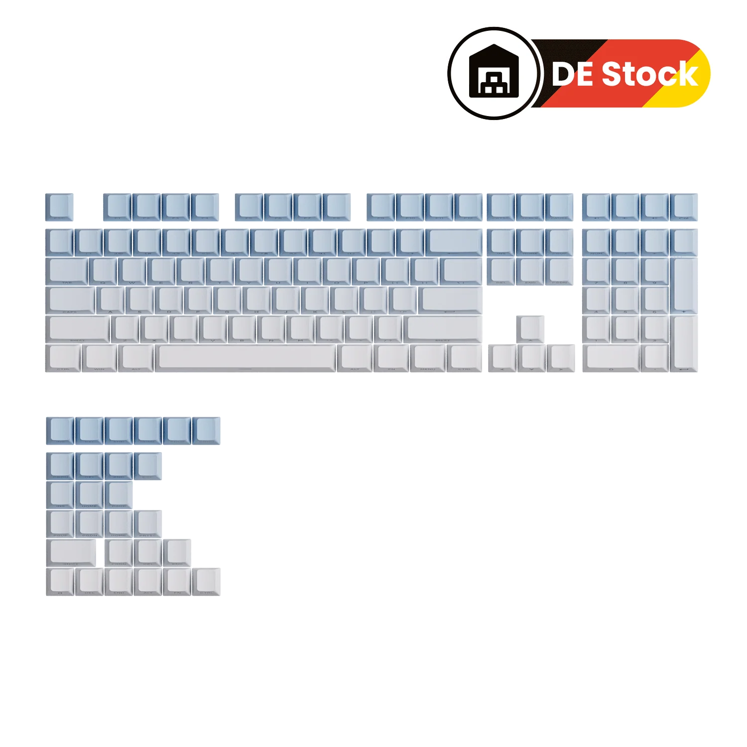 Blue Gradient Tastenkappen Set (135-Tasten) - Image 11