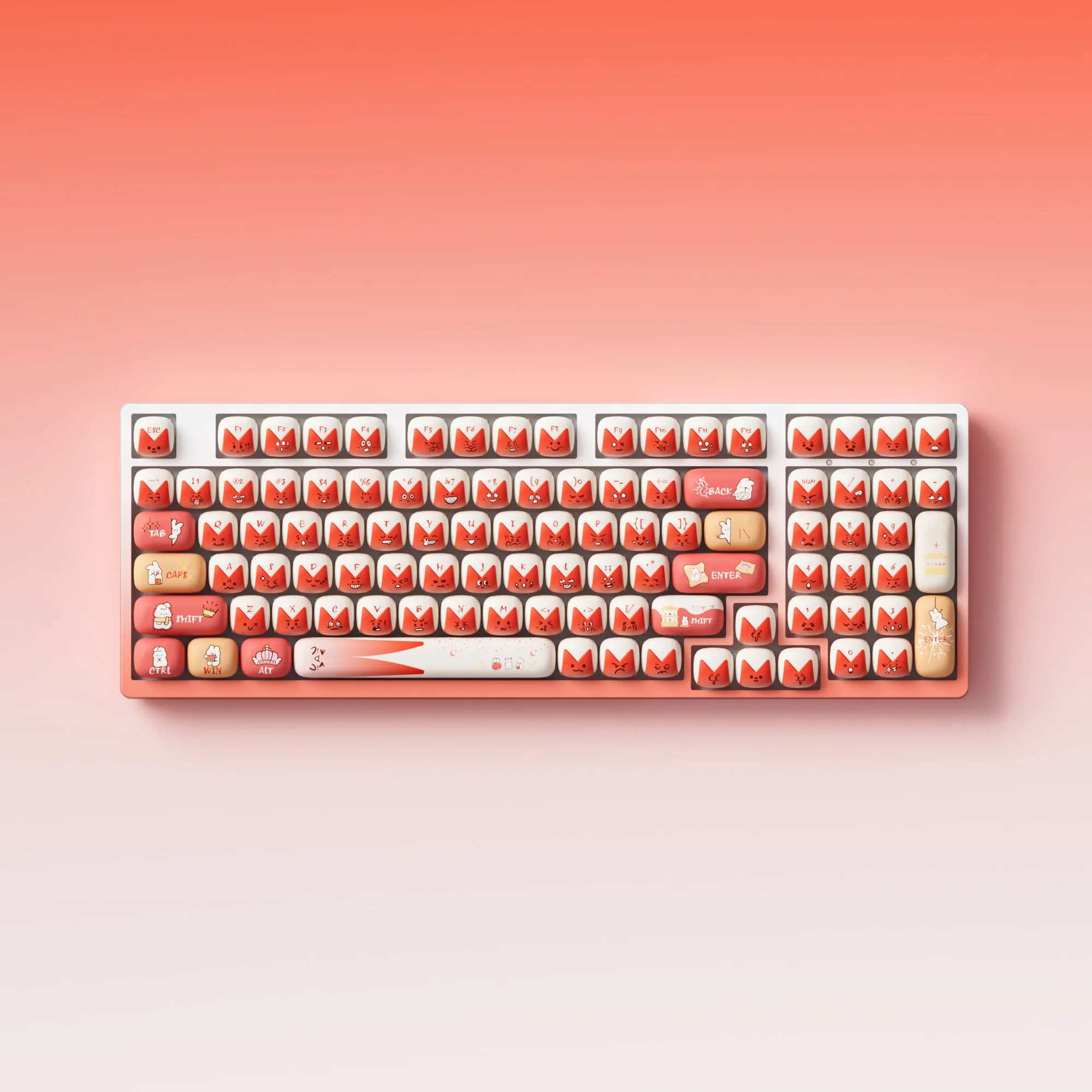 Bunny Apple Tastenkappen Set (137-Tasten) - Image 14