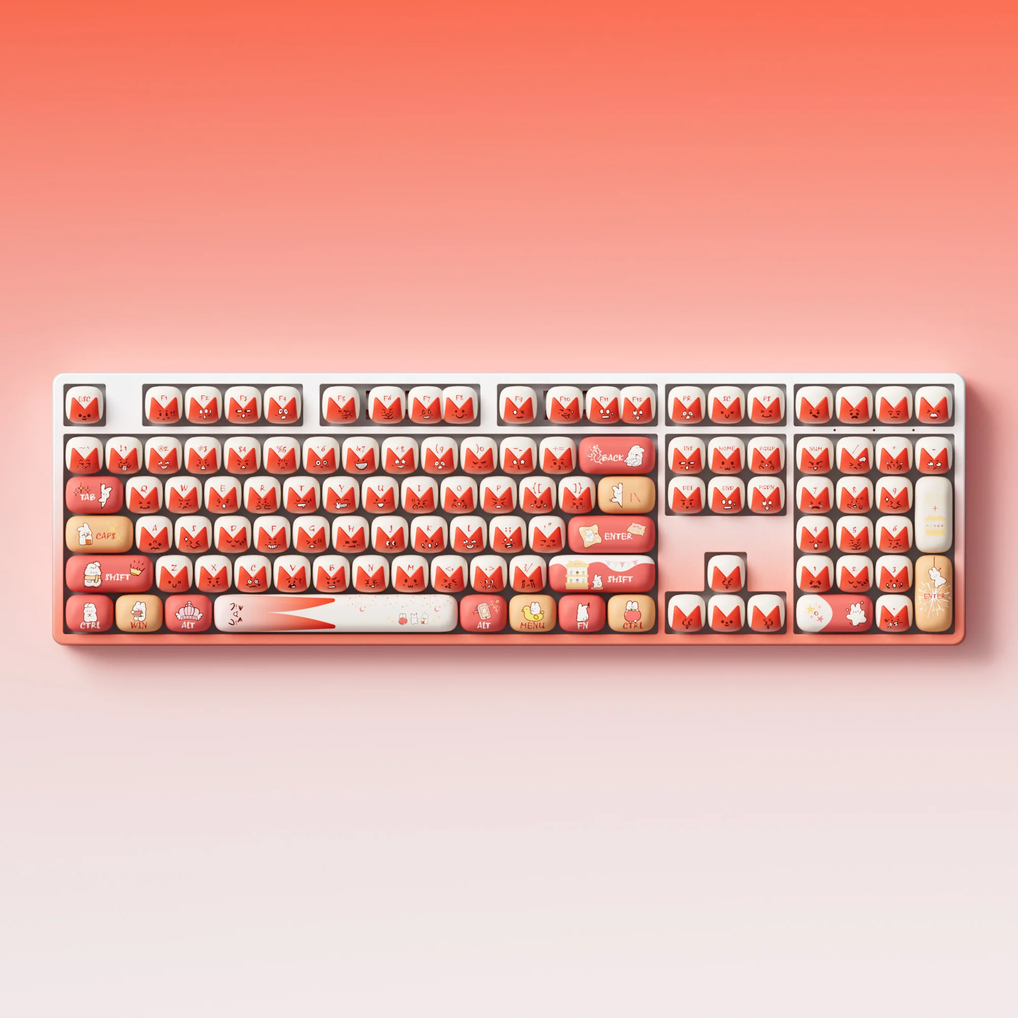 Bunny Apple Tastenkappen Set (137-Tasten) - Image 15