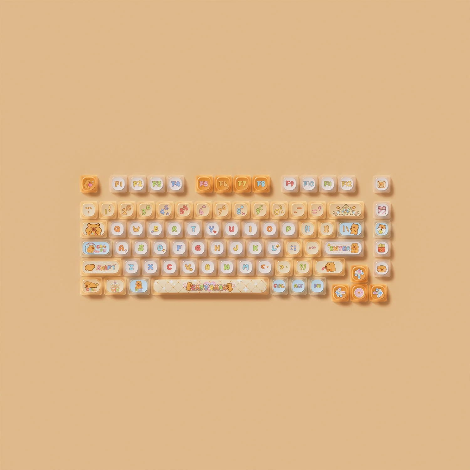 Capybara Tastenkappen Set (142 Tasten) - Image 7