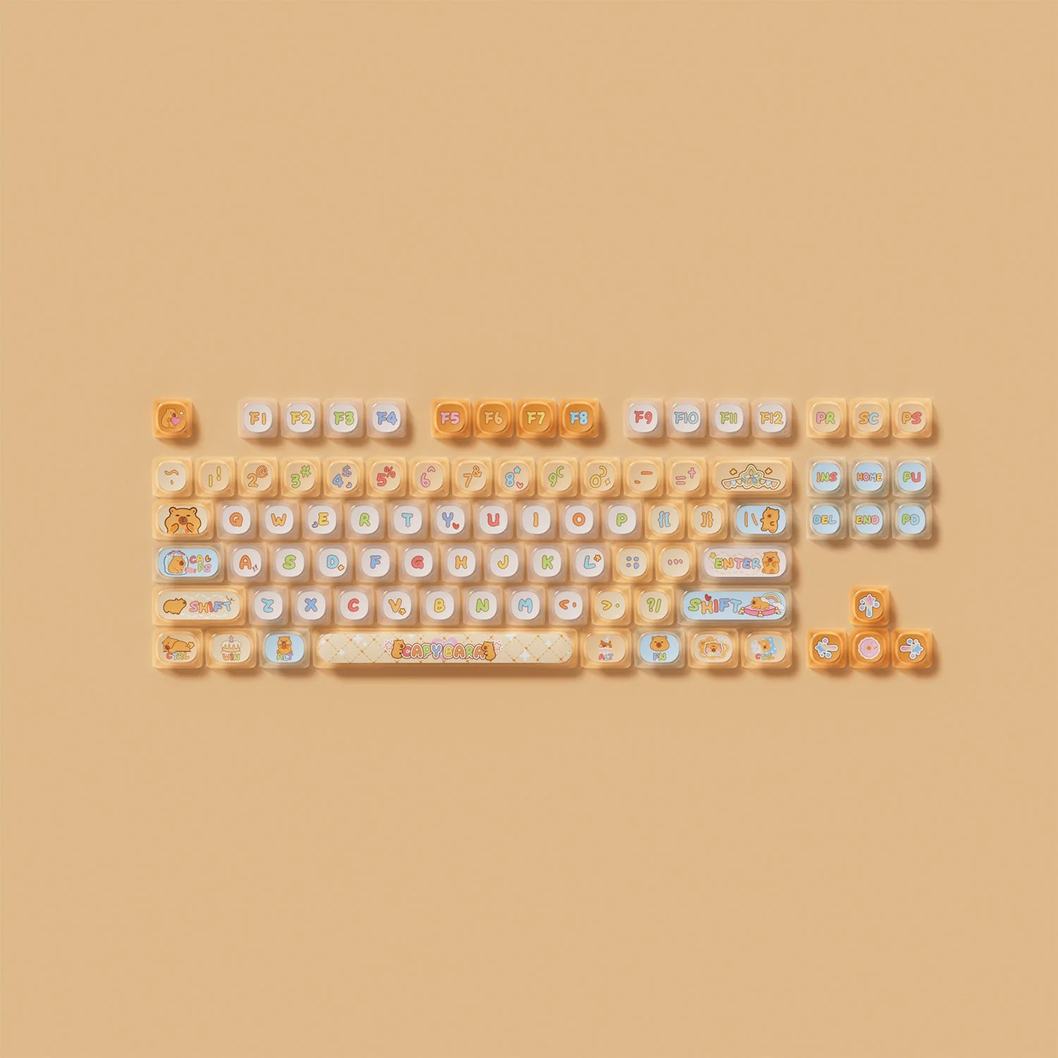 Capybara Tastenkappen Set (142 Tasten) - Image 8