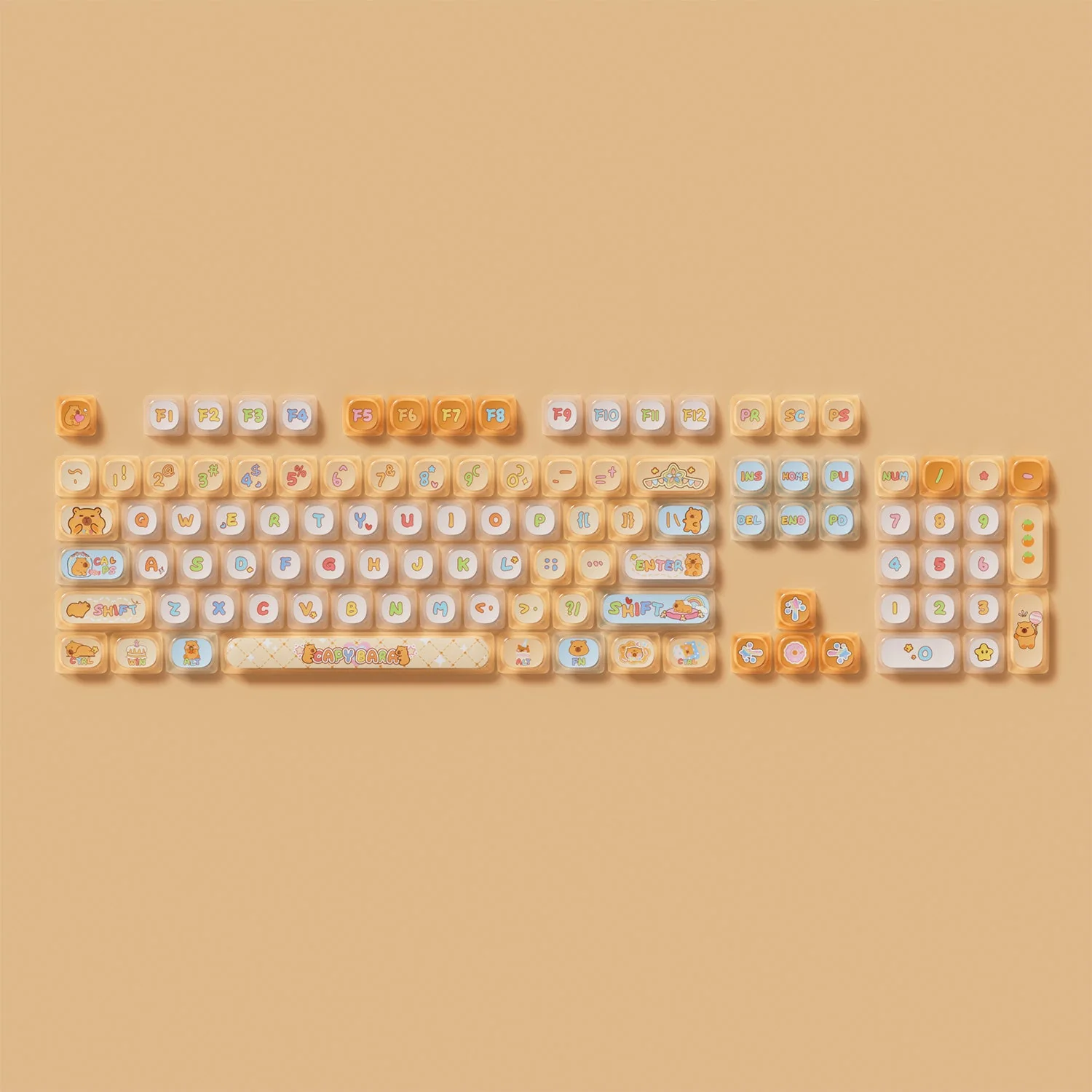 Capybara Tastenkappen Set (142 Tasten) - Image 9