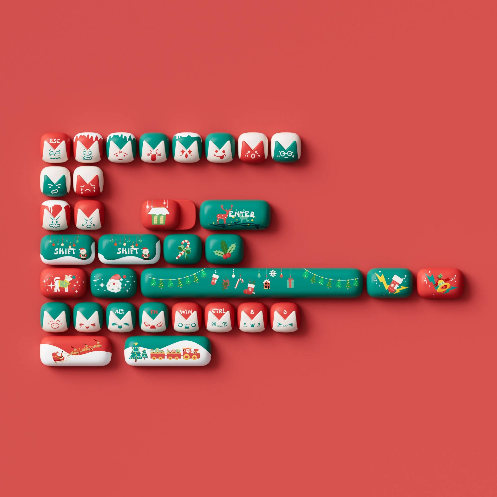 Christmas Fantasy Tastenkappen Set (137-Tasten) - Image 12