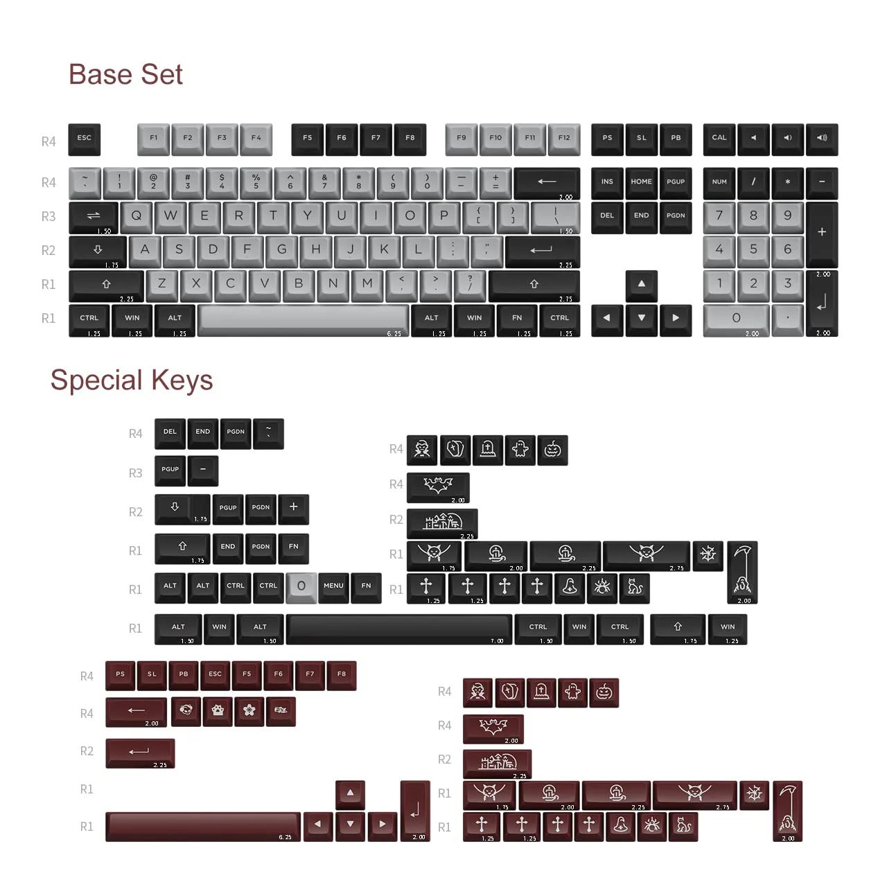 Dracula Castle Tastenkappen Set (198 Tasten) - Image 8