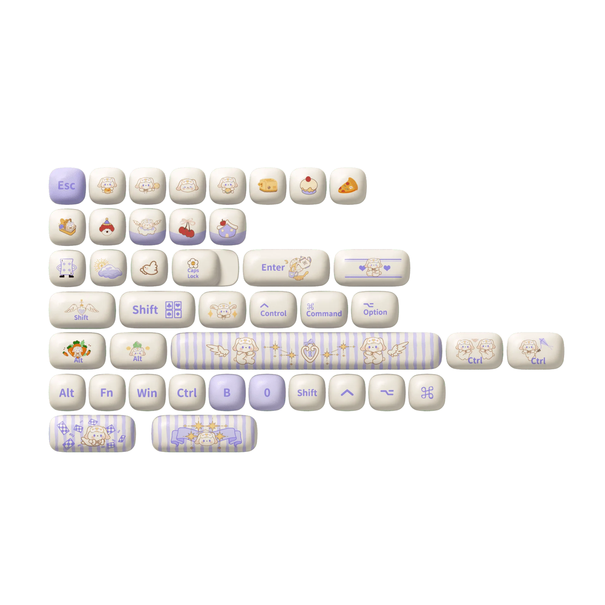 Magic Lop Bunny Tastenkappen Set (146-Tasten) - Image 8