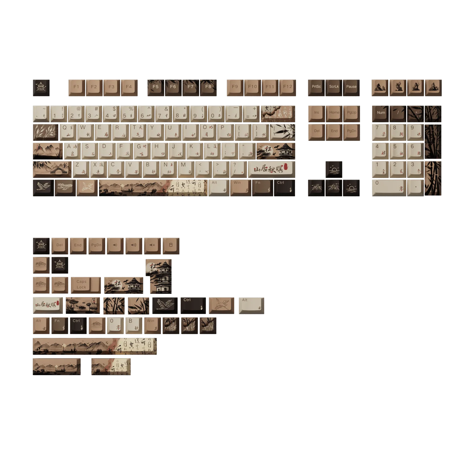 Mountain Seclusion Tastenkappen Set (140 Tasten) - Image 3