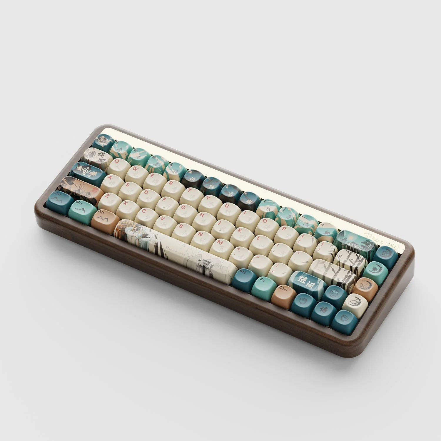 MU01 Wooden Keyboard - Image 10
