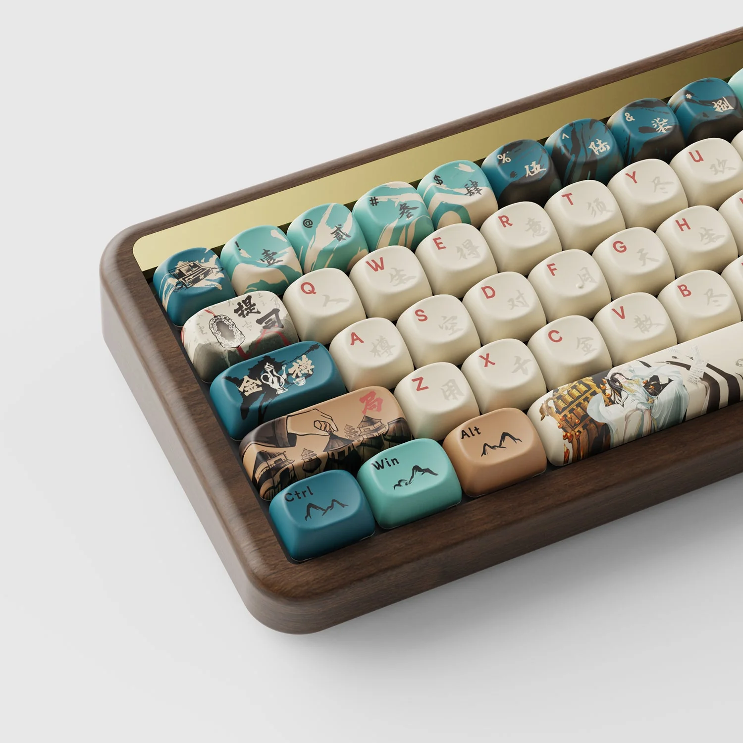 MU01 Wooden Keyboard - Image 12