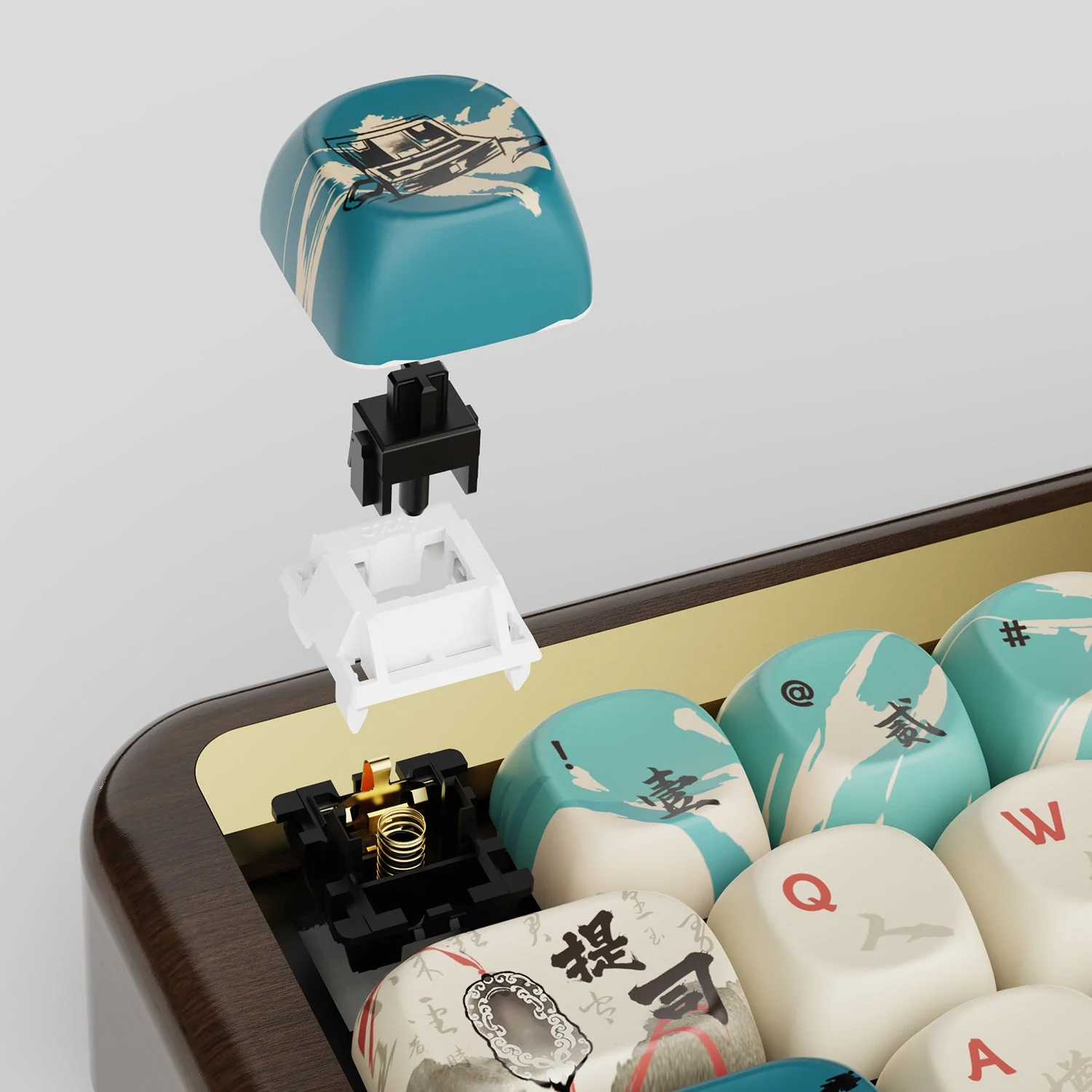 MU01 Wooden Keyboard - Image 13