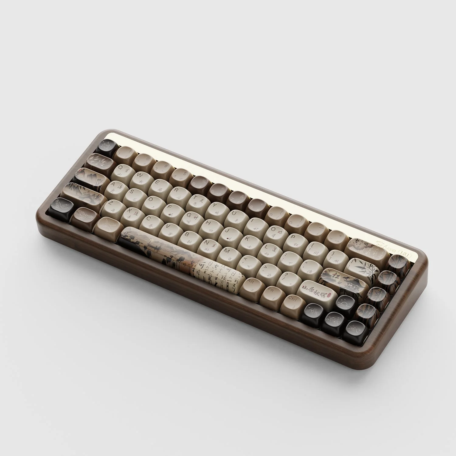 MU01 Wooden Keyboard - Image 4