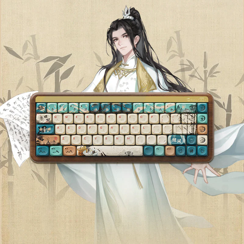 MU01 Wooden Keyboard - Image 8
