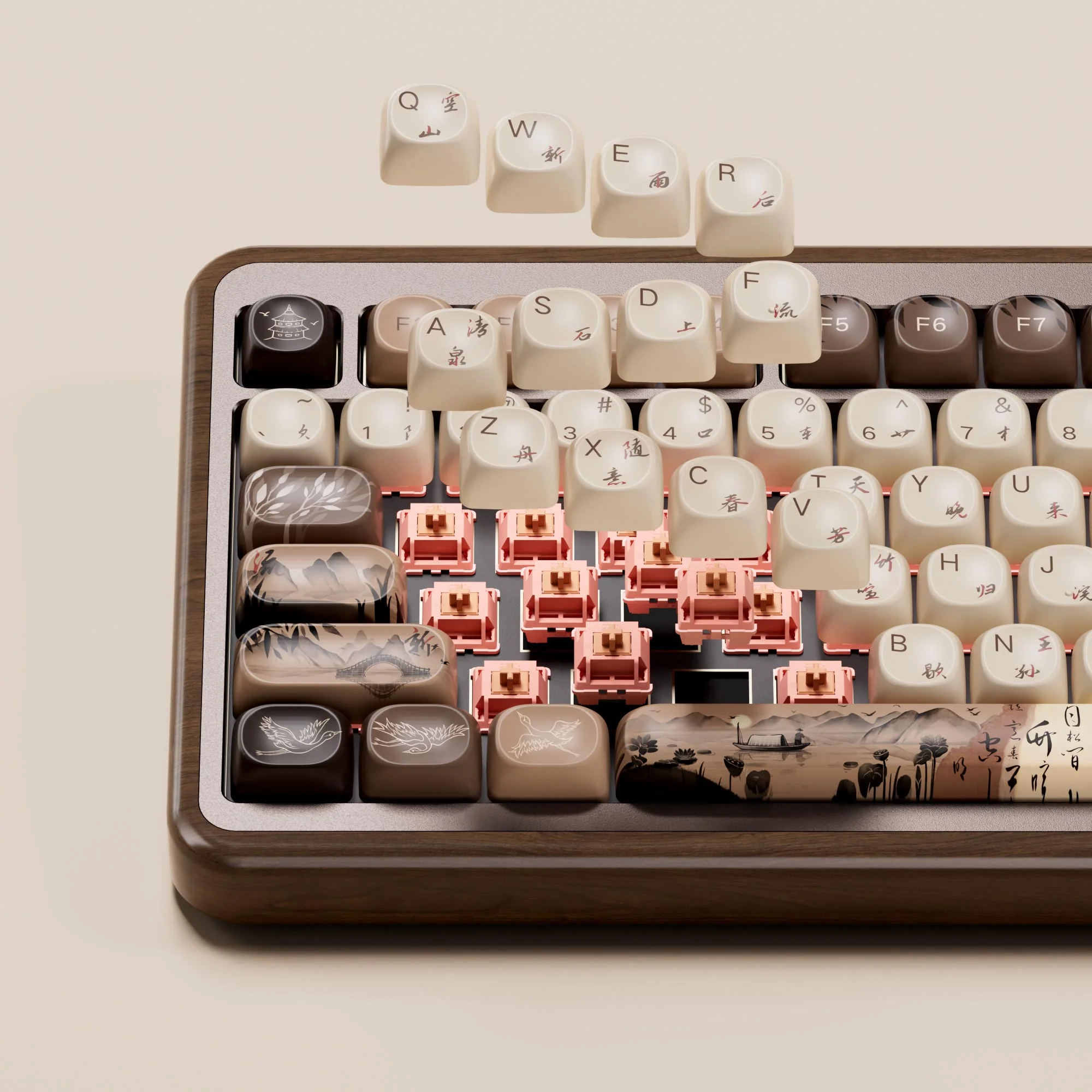 MU02 Wooden Keyboard - Image 12