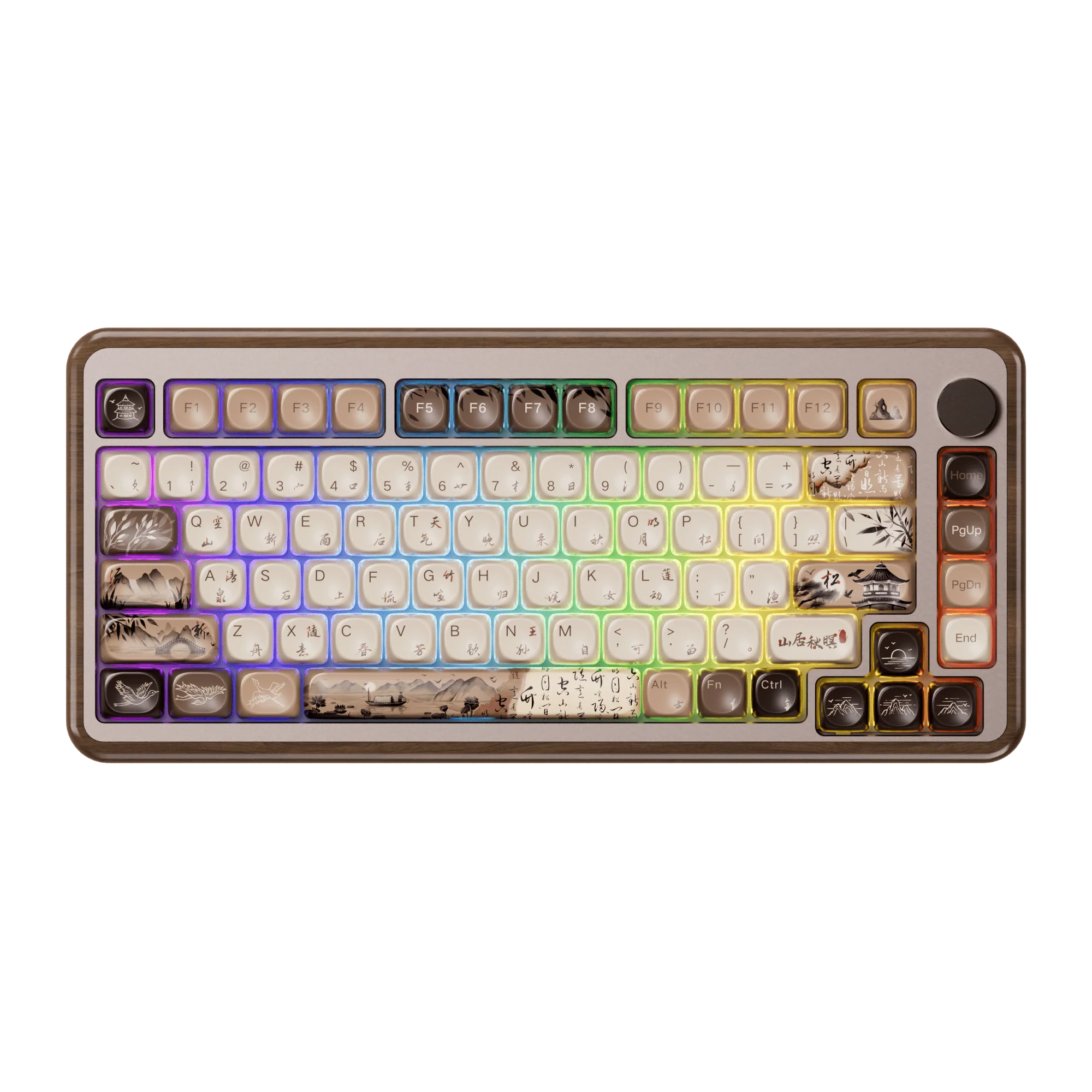 MU02 Wooden Keyboard - Image 4