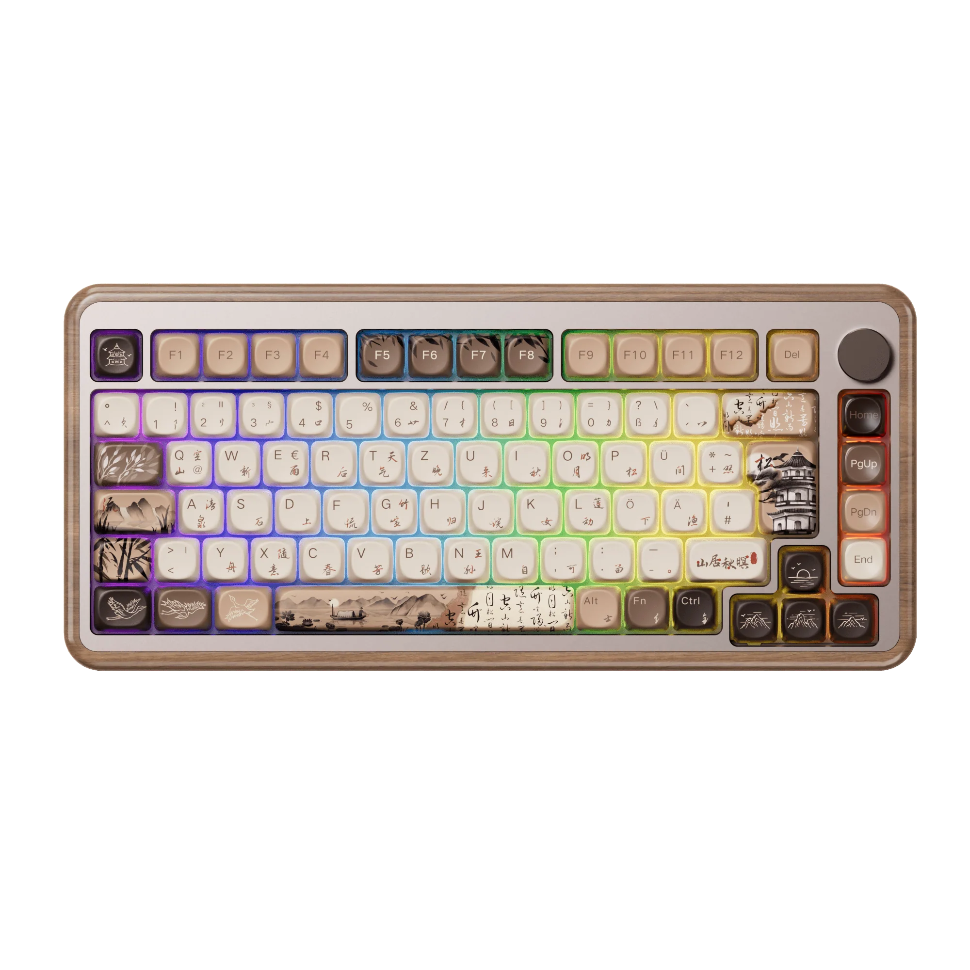 MU02 Wooden Keyboard - Image 6