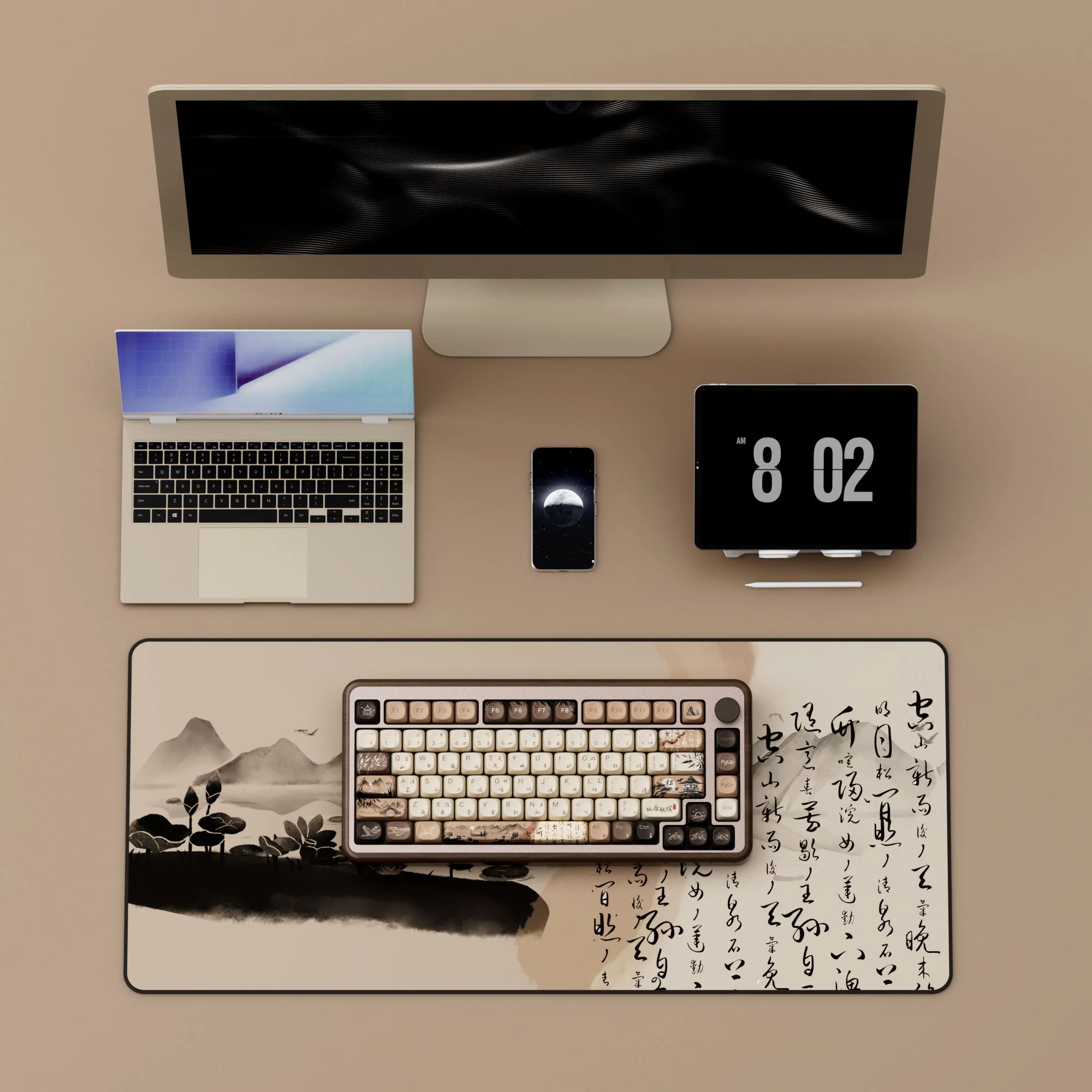 MU02 Wooden Keyboard - Image 8