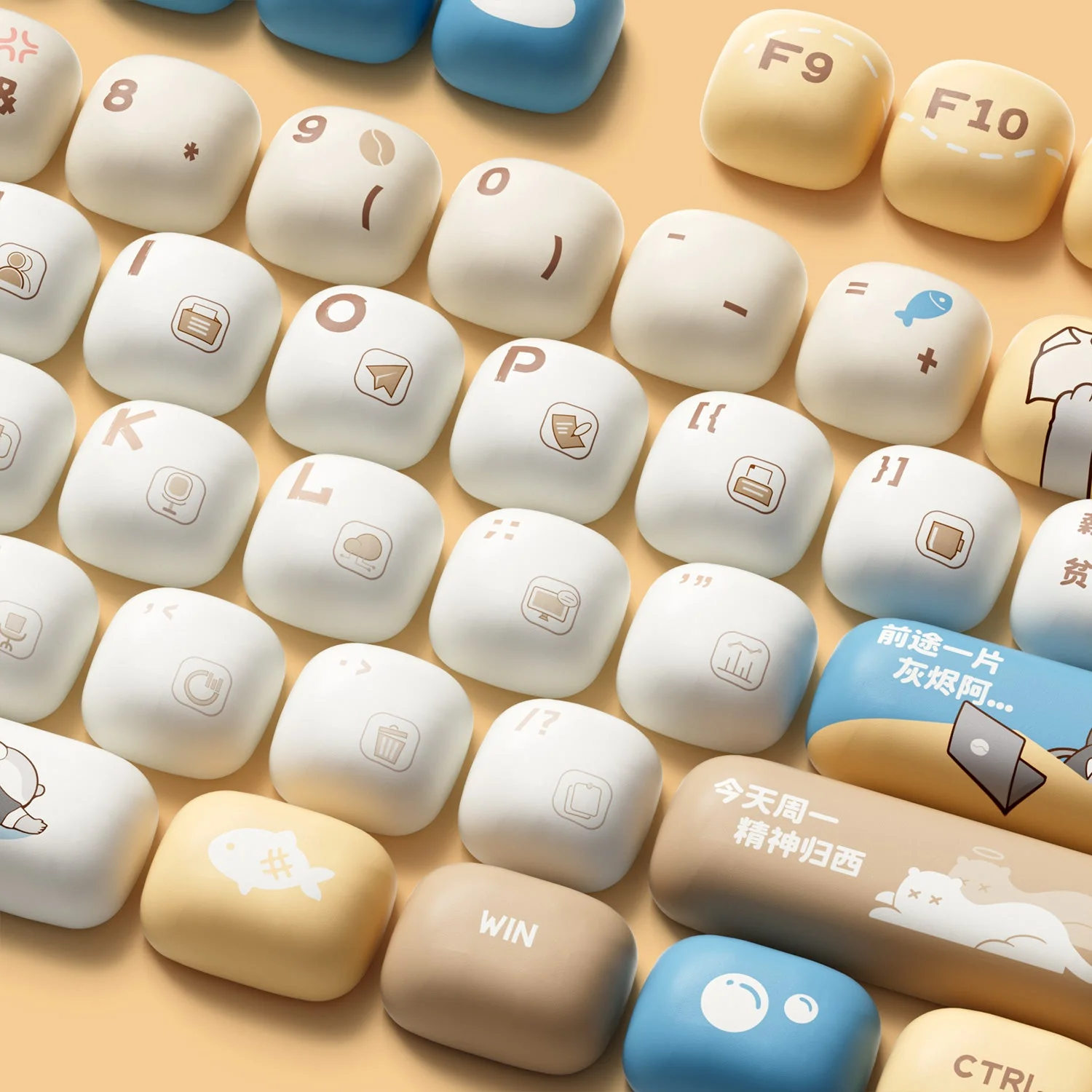 Otter Hustle Tastenkappen Set (138 Tasten) - Image 13