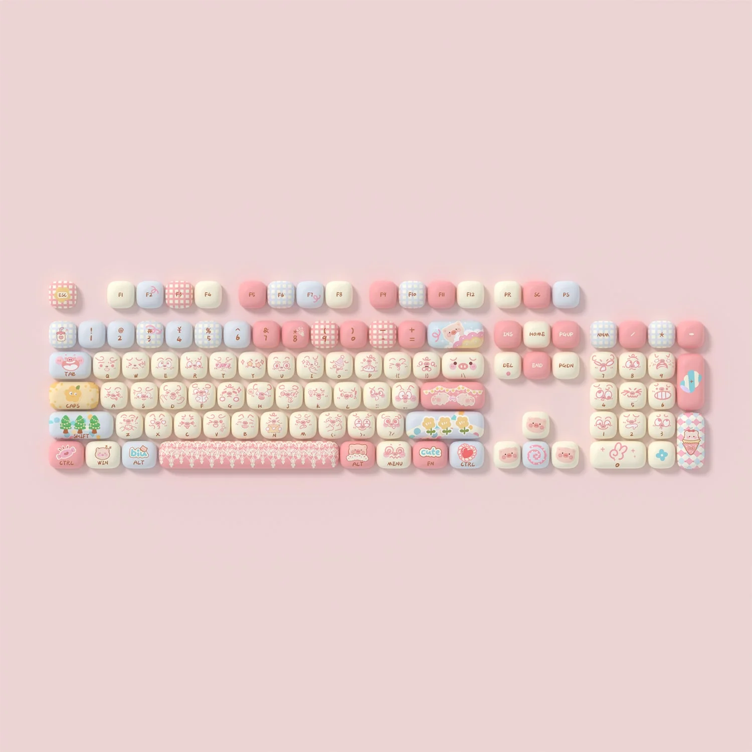 Piggy Party Tastenkappen Set (139 Tasten) - Image 8