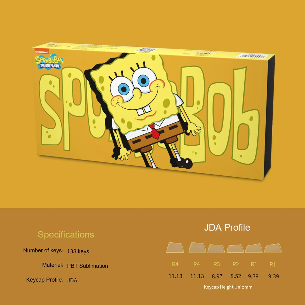 SpongeBob Tastaturkappen Set (138 Tasten) - Image 3
